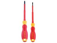 Stanley Tools FatMax VDE Insulated Screwdriver Set, 2 Piece