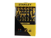 Stanley Tools 062142 Screwdriver Set in Rack, 26 Piece