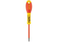 Stanley Tools FatMax VDE Insulated Screwdriver Phillips Tip PH0 x 75mm