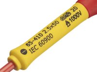 Stanley Tools FatMax VDE Insulated Screwdriver Parallel Tip 2.5 x 50mm