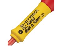 Stanley Tools FatMax VDE Insulated Screwdriver Pozidriv Tip PZ0 x 75mm