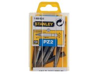 Stanley Tools Pozidriv Power Bits PZ2 x 50mm (Box 10)