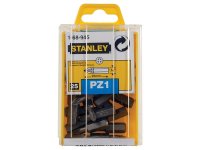Stanley Tools Pozidriv Bits PZ1 x 25mm (Box 25)