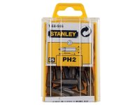 Stanley Tools Phillips Bits PH2 x 25mm (Box 25)
