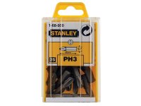Stanley Tools Phillips Bits PH3 x 25mm (Box 25)
