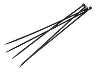 Faithfull Cable Ties Black 4.8 x 300mm (Pack of 100)