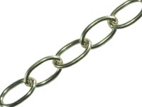 Faithfull Oval Chain 1.8mm x 10m Chrome