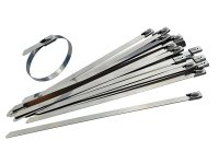 Faithfull Stainless Steel Cable Ties 4.6 x 150mm (Pack of 50)