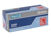 Rapid 53/10B 10mm Galvanised Staples (Box of 5000)