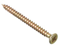 ForgeFix Multi-Purpose Pozi Compatible Screw CSK ST ZYP 4.0 x 50mm Forge (Pack of 15)