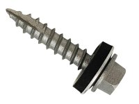 ForgeFix TechFast Metal Roofing to Timber Hex Screw T17 Gash Point 6.3 x 25mm (Box of 100)