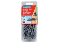 Plasplugs Regular-Duty Fixings (Pack of 100)