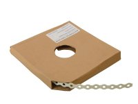 ForgeFix White Plastic Coated Pre-Galvanised Band 12mm x 0.8 x 10m