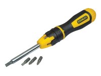 Stanley Multibit Ratchet Screwdriver with 10 Bits 1/4