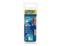 Rapid Steel Rivet Nuts M6 (Pack of 20 + Free Drill Bit)