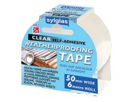 Sylglas Weatherproofing Tape 50mm x 6m Clear