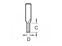 Trend 3/83D x 1/2 TCT Two Flute Workshop Cutter 12.7 x 50mm