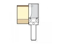 Trend 46/95 x 1/4 TCT 90 Shank Mounted Template Profiler 12.7 x 25.4mm