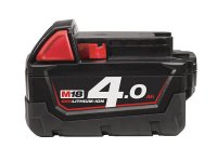 Milwaukee M18 B4 REDLITHIUM-ION? Slide Battery Pack 18V 4.0Ah Li-ion