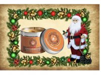 Gingerbread Beeswax Wood Wick Candle in a Tin