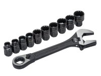 Crescent® X6? Pass-Thru? Adjustable Wrench Set 11 Piece