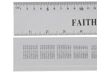 Faithfull Aluminium Rule 300mm / 12in