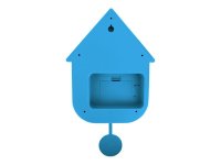 Karlsson Wall Clock Modern Cockoo - Bright Blue