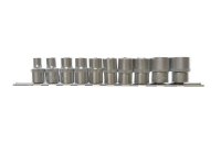 BlueSpot Tools Sockets On Rail Set of 10 Metric 1/2in Drive