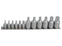 BlueSpot Tools TORX Socket Set of 12 1/4 & 3/8in Square Drive