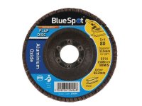 BlueSpot Tools Sanding Flap Disc 115mm 80 Grit