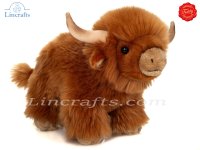 Plush Soft Toy Highland Cattle by Teddy Hermann (28 cm) 91733