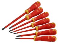 Bahco BAHCOFIT Insulated Screwdriver Set 7 Piece