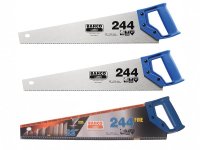 Bahco 2 x 244 Hardpoint Handsaw 550mm (22in) & 1 x 244 Fine Cut Handsaw 550mm (22in)