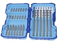 Faithfull Extra Long Reach Screwdriver Bit Set, 27 Piece