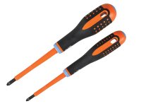 Bahco Insulated ERGO? Combi Screwdriver Twin Pack