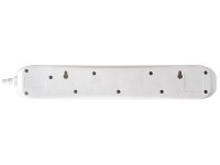 Masterplug Extension Lead 240V 4-Gang 13A White Switched 2m