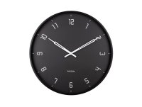 Karlsson Wall Clock Stark Iron - Matt Black