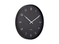 Karlsson Wall Clock Stark Iron - Matt Black