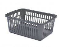 Whitefurze 45cm Handy Basket - Silver