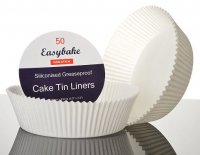 Easybake Cake Tin Liners Round 7" (Pack of 50)