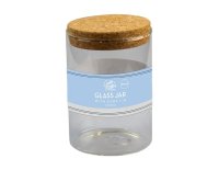 Cooke & Miller Glass Jar with Cork Lid - 600ml
