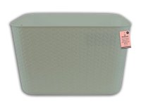 Storesmart Rattan Effect Storage Box with Handles - 5.8L - Assorted Colours