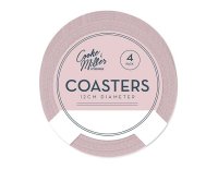 Cooke & Miller Natural Coasters 4pk Dia - 12cm