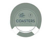 Cooke & Miller Natural Coasters 4pk Dia - 12cm