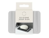 Bathroom Essentials Silicone Soap Dish - Assorted
