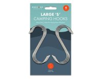 Procamp Camping Large 'S' Hooks - 6 Pack