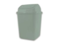 Cooke & Miller Natural Plastic Swing Top Bin