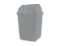 Cooke & Miller Natural Plastic Swing Top Bin