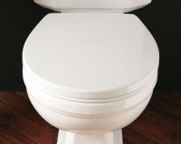 Silverdale White Acrylic Toilet Seat