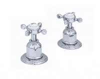 Perrin & Rowe Pair 3/4" Crosshead Deck Valves